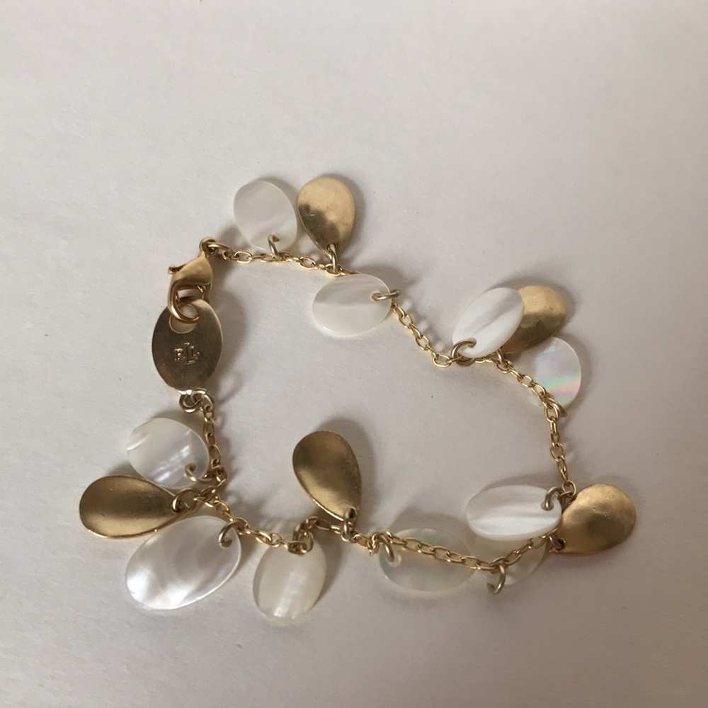 Lauren Ralph Lauren gold plated charm bracelet - Picture 3 of 7